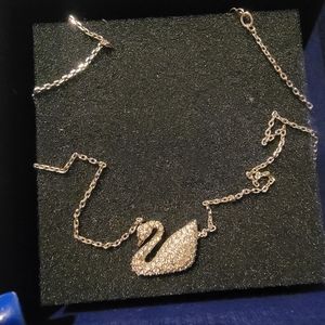 Swan Swarovski Crystal Necklace